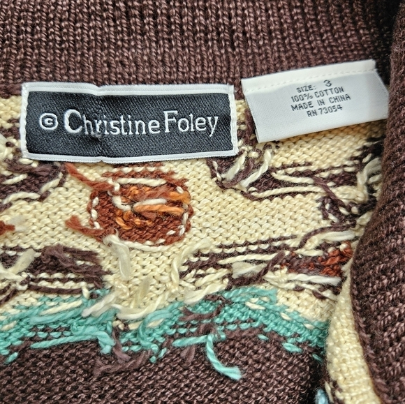 Christine Foley Women's Full Zip Cardigan Sweater - Picture 14 of 14